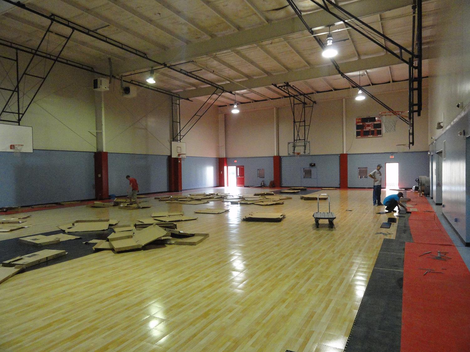Texas Highschool Upgrades Sport CourtⓇ Gym Floor to MapleSelect™ Sport Court